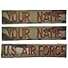 Custom 3 Piece USAF 3-Color OCP Name Tape with Hook Fastener