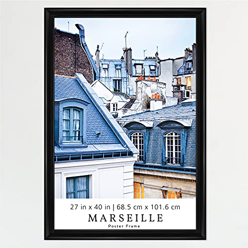 MCS, Marseille Cadre pour affiche noir, 68,6 x 101,6 cm, 27 x 40 in