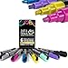 Liquid Chalk Paint Markers | 8-Pack Set | Shimmering Metallic Blackboard Markers | For Kid Crafts, Window Car Paint, Wedding Signs, Labels, and Chalkboard Use