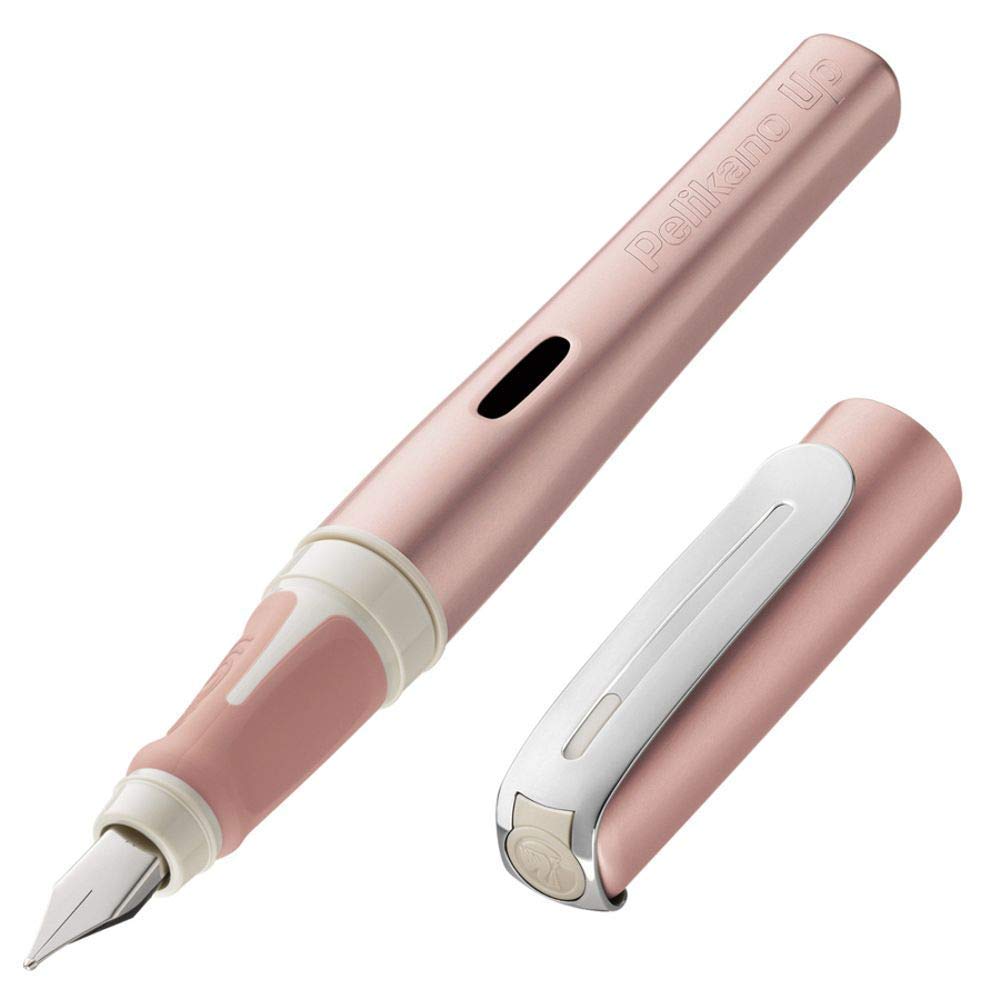 Pelikan 806183 Pelikano Up Golden Glam Fountain Pen for Right-Handed Users, Nib M