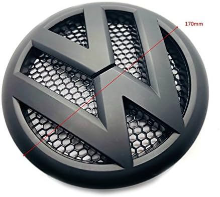 Carbon Genetics Matte Black VW Transporter T5-1 Front Grill Badge Emblem 2010-2015