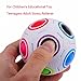 Malltop Anxiety Stress Relief Focus Rainbow Magic Ball Plastic Cube Twist Puzzle Toys