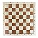 Chess Board No. 6 - Exact Detail and Lettering for Professional Tournament Use - Mahogany and Sycamore Wood