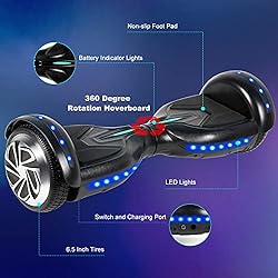 SISIGAD Hoverboard 6.5" Two-Wheel Self Balancing