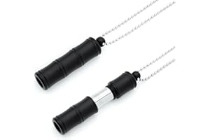 MIKUHOT 528 Hz Meditation Necklace Breathing Frequency Sound Healing Device by Adjusting The Breathing for Anxiety & Stress Relief Mindfulness (Black)