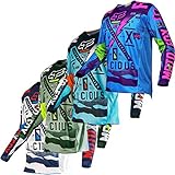 Men Motocross Jersey Long Sleeves Motorcycle Shirt