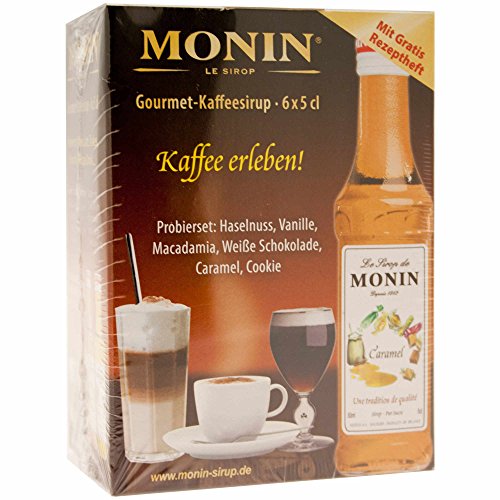 Monin Mini Coffee Set - 6x50 ml - Aromatisiertes Sirupset für Kaffee - Milch und Desserts - Vegan und Glutenfrei – Bild 3