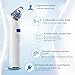 Blackhead Vacuum Remover COOFO Blackhead Remover Pore Cleaner Vacuum Rechargeable Facial Extractor Beauty Machine with 5 Adjustable Suction Levels (Unisex)