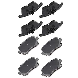 cciyu D1319 D1108 Front & Rear Disc Brake Pads Kit