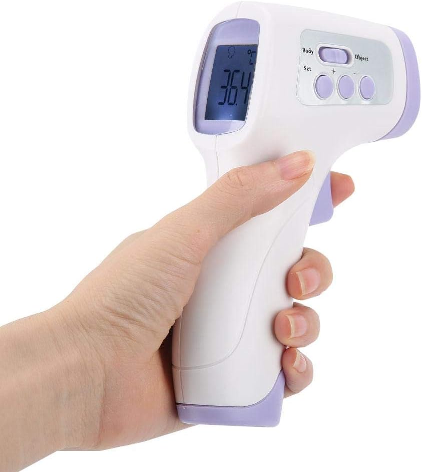Infrared Thermometer, Non-contact Digital IR Forehead Thermometer Gun Portable Temperature Meter for Kids Adults Body Temperature Fast Accurate Measuring