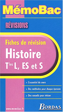 Histoire, Tles L, ES et S