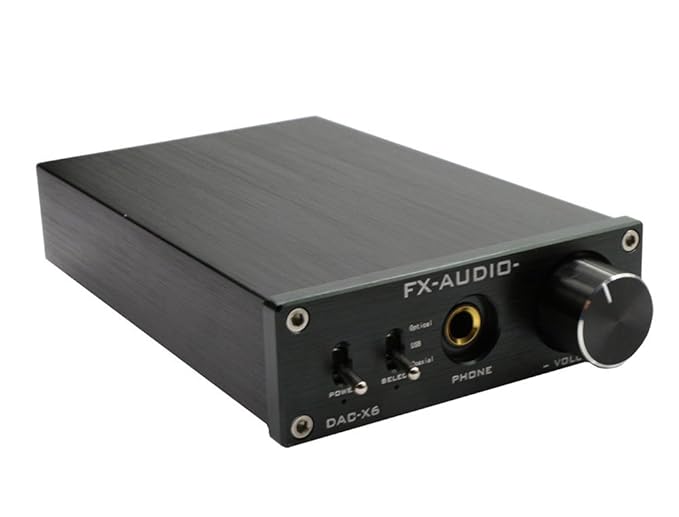 Fx Audio Dac X6 Hifi Optical Coaxial !   Usb Digital Audio Amplifier Dac Decoder Black - 