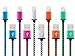 5Pack 3FT Lightning Cable Cord Nylon Braided 8 Pin to USB Charging Cable Charger Cord for Apple iPhone 7/7 plus,iPhone SE/6/6s/6 plus/6s plus,5c/5s/5,iPad Air/Mini,iPod, Compatible with iOS10