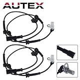 AUTEX 2PCS ABS Wheel Speed Sensor Front Left & Right ALS1169 compatible with Land Rover Discovery 1999 2000 2001 2002 2003 2004 4.0L 4.6L