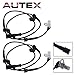 AUTEX 2PCS ABS Wheel Speed Sensor Front Left & Right ALS1169 compatible with Land Rover Discovery 1999 2000 2001 2002 2003 2004 4.0L 4.6L