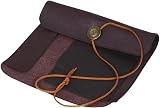 Xrten Leather Carving Tool Roll Bag 5 Pockets Brown PU Leather Storage Pouch view 4