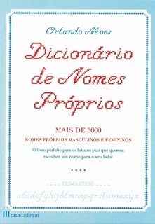 Livro Dicionario De Nomes Proprios
