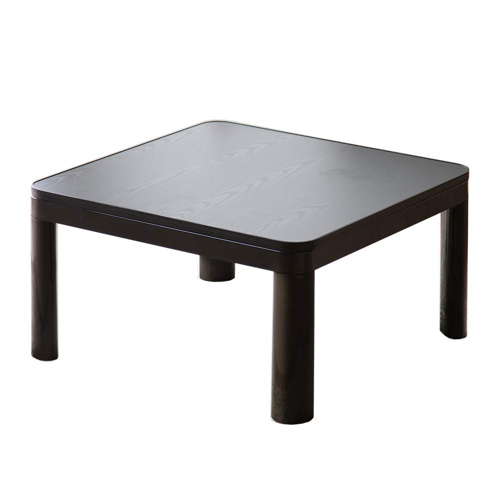 アイリスオーヤマ こたつ テーブル本体 一人暮らし 正方形 70cm 天面 カジュアル リバーシブル ブラック(木目調) PKC-70S-MD商品画像