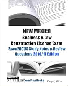 New Mexico Business Amp Law Construction License Exam