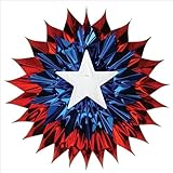Patriotic Fan-Burst (red, white, blue) Party Accessory  (1 count) (1/Pkg)