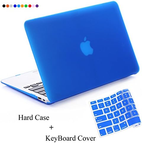 2 in 1 Macbook Pro 15 Inch 15" A1398 with Retina Rubberized Hard Case Cover and Keyboard Cover (LATEST VERSION / No DVD Drive / Release June 2012) - Navy Blue
