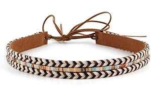 GRNUS Hat Band for Cowboy Hat, Hand Made Replacement Hat Belt for Men and Women Fedora Panama Hat