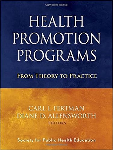 Download Health Promotion Programs From Theory To Practice - 