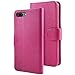 iPhone 7 Plus Case, i-Blason Leather [Wallet Case] for Apple iPhone 7 Plus 2016 Release with [Kickstand] Folio Cover with Credit Card ID Holders (Pink)