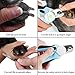 SunGrow No Pain Dog Nail Clipper - Safety Switch Lock to Prevent Over Cut - 5-Minutes to Professional Grooming - Razor Sharp Blade for Clean Cut (Dog Nail Trimmer)