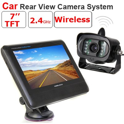 UPC 609528920151, BW Wireless Car Rear View Camera System With 7 Inch TFT-LCD Monitor