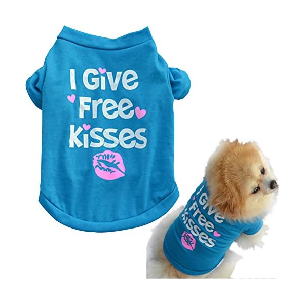 KAIKUN Abbigliamento Cani Estate Cappottino Cane Estate Vestiti per Cuccioli Vestiti per Cani Vestiti per Cani per L…