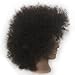 Afro Mannequin Head 100% Human Hair Hairdresser Training Head Manikin Cosmetology Doll Head (Table Clamp Stand Included) HI0210D (HI0210D)