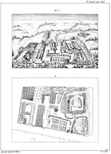 Grabado antiguo (1886) - Litografía - Arquitectura.- Planos De Finca