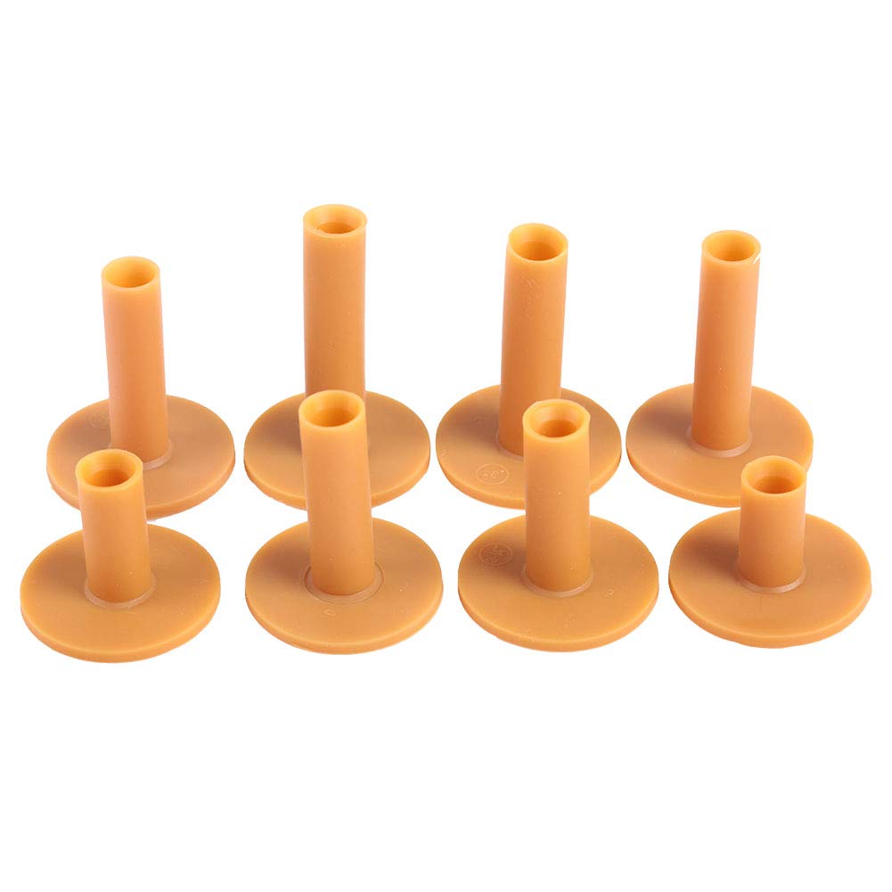 8pcs Rubber Golf Tee Stand Golfs Tee-Rubber Golfs Tee Driving Range T Ball Training Practice Tee Golfs Stand for Golfs Beginner