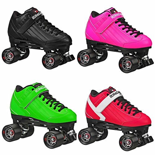 Roller Derby Elite Stomp5 Roller Skates Black Size 4 Rollerskates