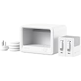 Gitryin 10-in-1 Desktop Charging Station, 6 AC, 80W Retractable GaN Charger | Modular Charging Hub with 6 AC, 2 USBC, 33.5in