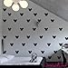 2x1.6 Set of 150 Mickey Mouse Head Inspired Ears Polka Dot Wall Decal Decor Decals Sticker Art Baby Nursery Surface Graphics Bedroom Bed M1603 Made in USA