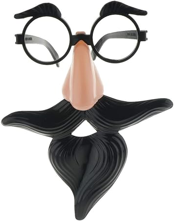 Amazon Co Jp 変装メガネ 鼻とひげ付き 面白いメガネ ハロウィンパーティー 変装メガネ ハロウィンパーティー小道具 B おもちゃ