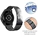 V-MORO Milanese Strap Compatible with Gear S3 Frontier Bands/Galaxy Watch 46mm Band 22mm Black Loop Mesh Stainless Steel Metal Bracelet for Samsung Galaxy Watch 46mm/Gear S3 Smartwatch 6.3