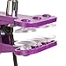 Newhouse Lighting LED Clip on Light/Clamp Lamp/Reading Book Light for Desk, Bed, Office, and Dorm Room, Purple