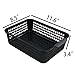 Begale Plastic Desktop Storage Trays Baskets Organization, Set of 6