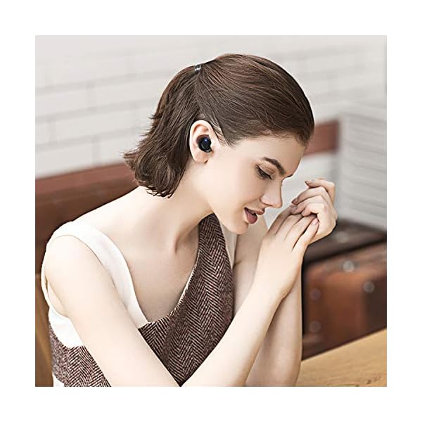Wireless Headphones, lecover Wireless Earbuds Headphones with Mic, Mini Bluetooth 5.0 Headphones In Ear with Charging…