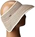 San Diego Hat Company Signature Women's Ultrabraid Large Brim Visor with Ribbon Binding & Sweatband, Sun Hats for Women
