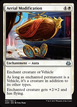 Magic: the Gathering - Aerial Modification (001/184) - Aether Revolt