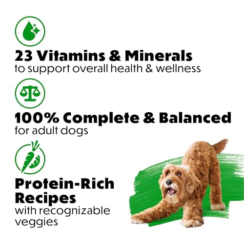 PURINA BENEFUL HIGH-QUALITY PROTEIN GRAVY WET DOG FOOD VARIETY PACK FRESHLY PREPARED MEALS STEW – (PACK OF 6) 10 OZ. TUBS