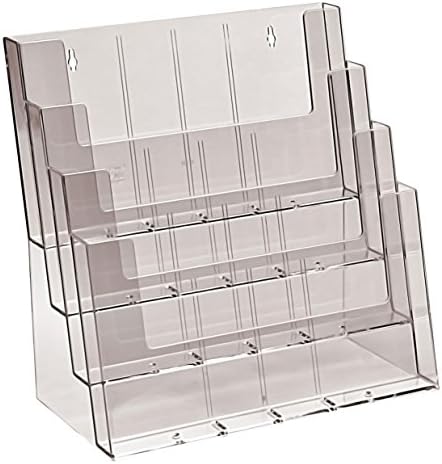 4 Tier A4 Landscape Leaflet Holder Without Dividers