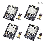 ESP32 Cam WiFi&Bluetooth Camera Module Development Board with OV2640 Camera Module - 4 Pack