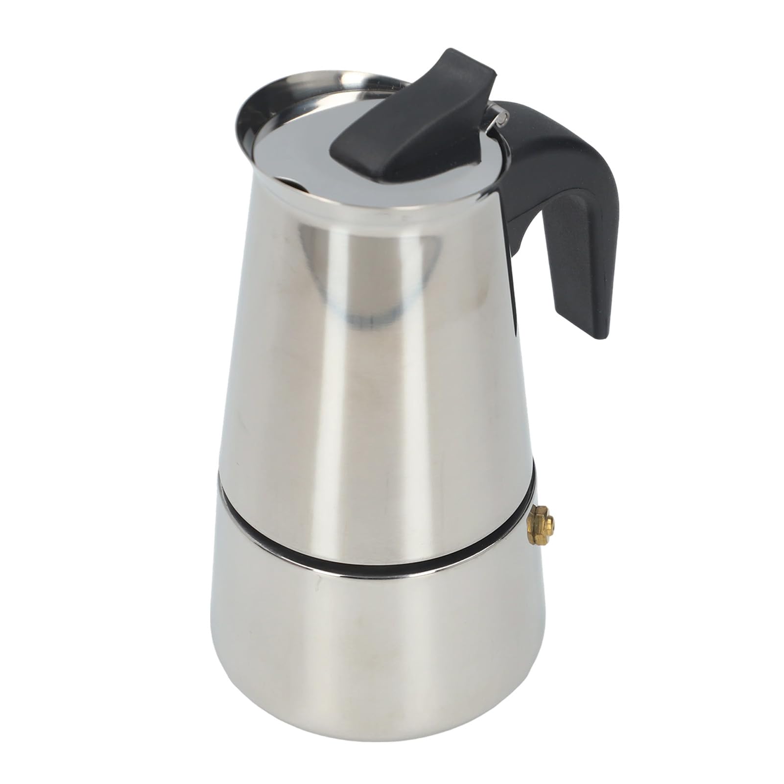 Stovetop Coffee Makers, Portable Stainless Steel Coffee Pot Classic Moka Espresso Maker Mocha Pot for Home, Office.(4 Cup 200ML)