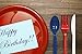 Tiger Chef Red White Blue American Flatware Party Supplies, Heavyweight Colored Plastic Silverware Includes 48 Forks, 48 Teaspoons, and 48 Knives (July 4th, 144)