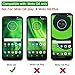 SPARIN 4 Pack Screen Protector Compatible with Moto G6, Tempered Glass, Easy Installation, Bubble Free